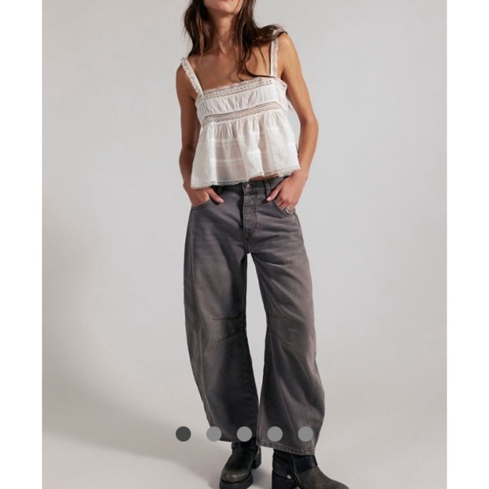 Good Luck Barrel Jeans Grey
